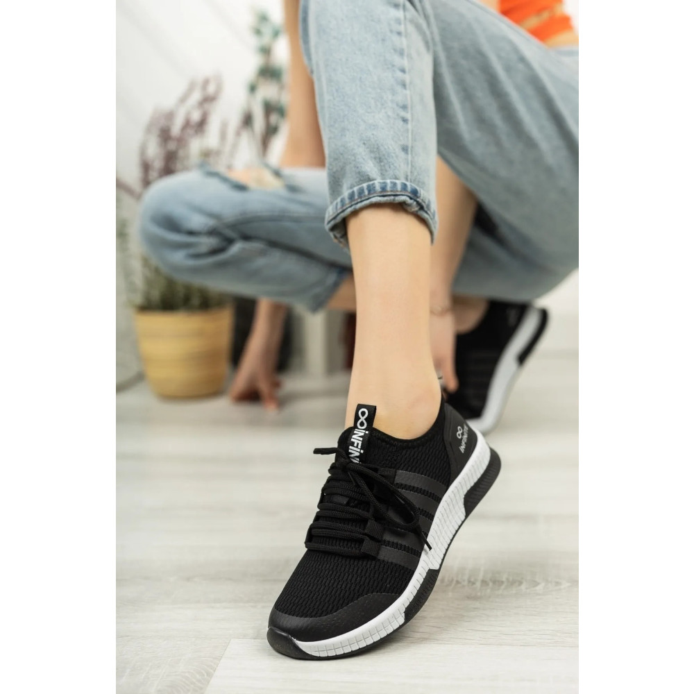 mackrock sports Siyah Unisex Günlük Bağcıklı File Nefes Alabilen Terleme Koku Yapmaz Yazlık Sneaker Spor Ayakkabı 34 Beden Spor Ayakkabı Fiyatı