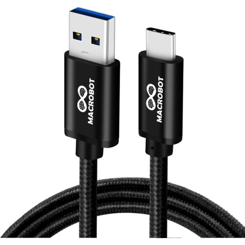 Macrobot 3A 60W Usb-A & Usb-C Hızlı Şarj ve Hızlı Veri Transferi Kablosu 5000MBS (5gbps) USB 3.0 - Siyah Cep Telefonu Şarj Cihazı Fiyatı