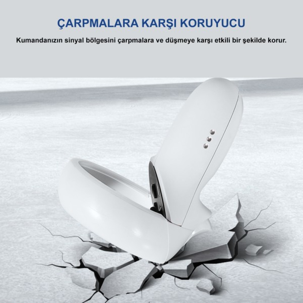 Macrobot Kumanda/controller Koruyucu - Meta Quest 2 ile Uyumlu - - Beyaz Çevre Birimleri Fiyatı