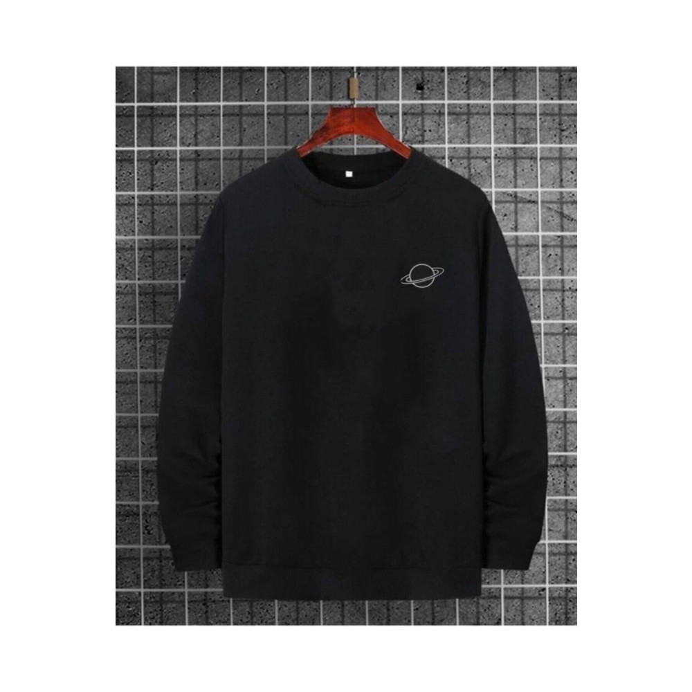MacroGiyim Unisex Saturn Baskılı Sweatshirt 14-15 Yaş Beden Bayan Sweatshirt Fiyatı