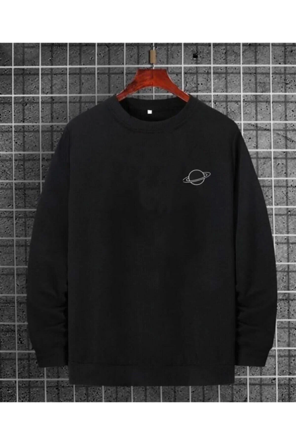 MacroGiyim Unisex Saturn Baskılı Sweatshirt S Beden" Bayan Sweatshirt Fiyatı