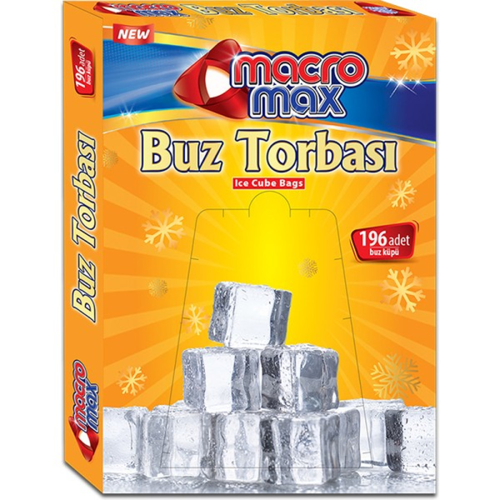 Macromax Buz Torbası 180 Küp Buzdolabı Poşeti Fiyatı