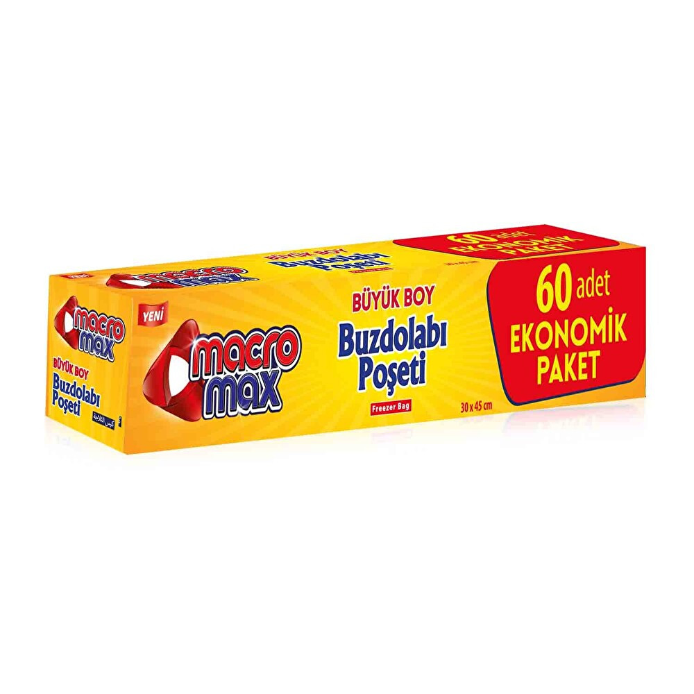 Macromax Buzdolabı Poşeti Büyük Boy-60 Adet Buzdolabı Poşeti Fiyatı