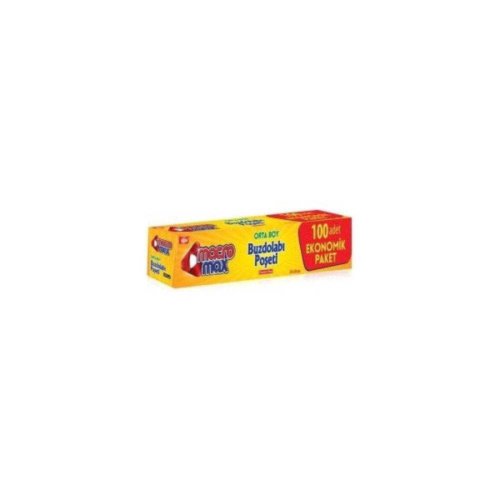 Macromax Buzdolabı Poşeti Orta Boy 100 Adet Ekonomik Paket Buzdolabı Poşeti Fiyatı