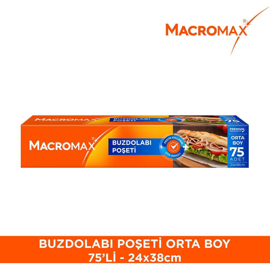Macromax Buzdolabı Poşeti Orta Boy 75'li Buzdolapları Fiyatı