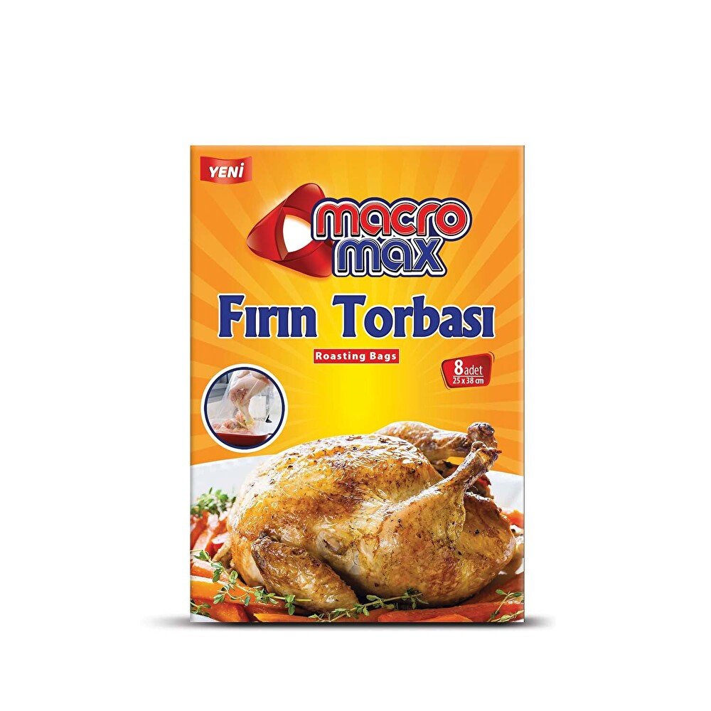 Macromax Fırın Torbası 25x38 cm 8 adet Alüminyum Folyo Fiyatı