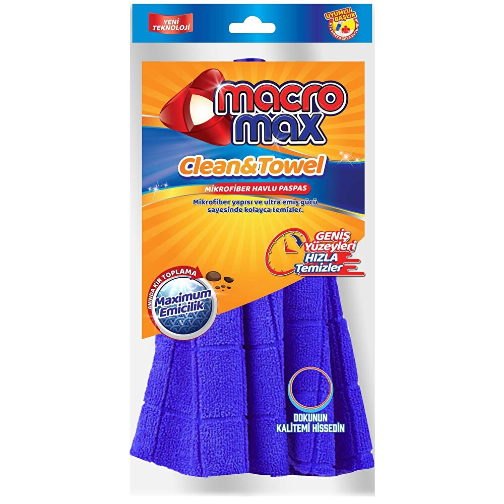 Macromax Mikrofiber Havlu Paspas Parlatıcı ve Temizleyiciler Fiyatı