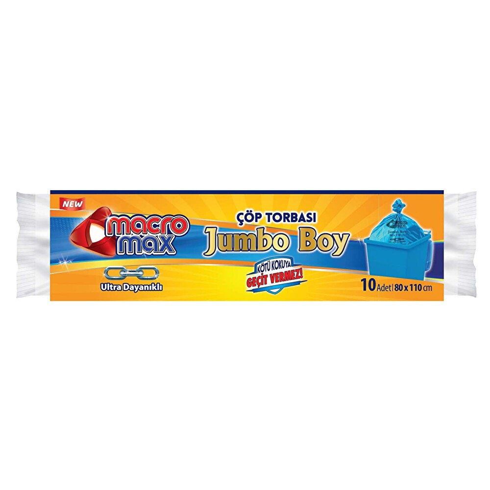 Macromax Profesyonel Çöp Torbası Jumbo Boy Çöp Poşetleri Fiyatı
