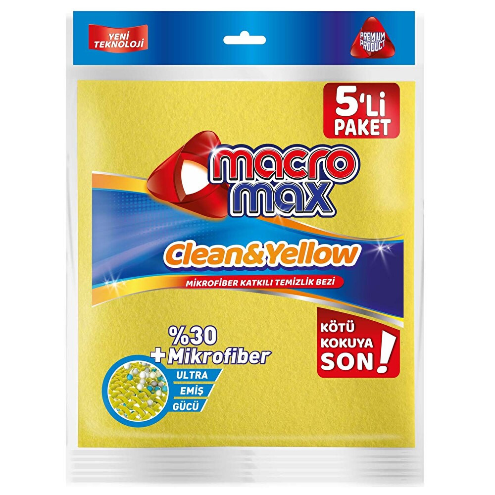 Macromax Temizlik Bezi 5'Li Temizlik Malzemeleri Fiyatı