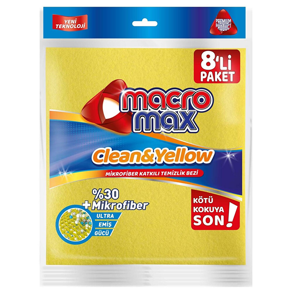 Macromax Temizlik Bezi 8'Li Temizlik Malzemeleri Fiyatı