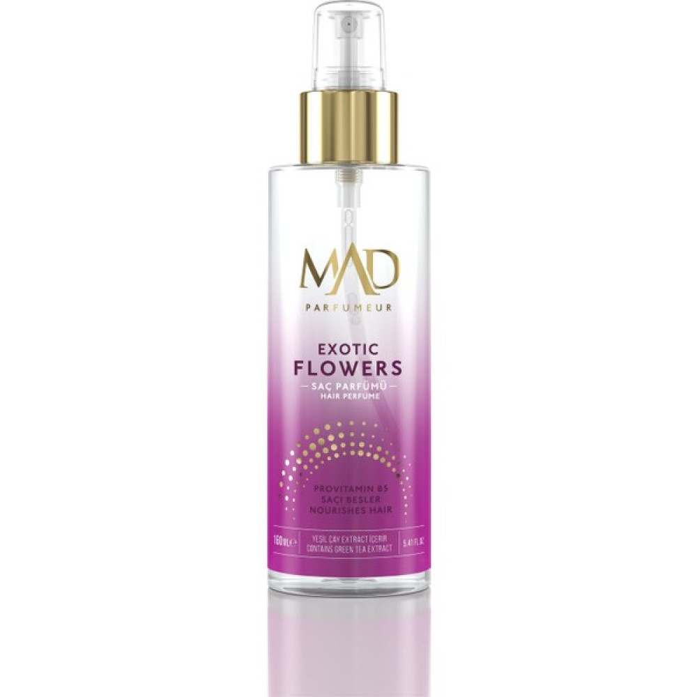 Mad Parfüm Mad Exotic Flowers 160 ml Saç Parfümü Saç Şekillendirici Sprey Fiyatı