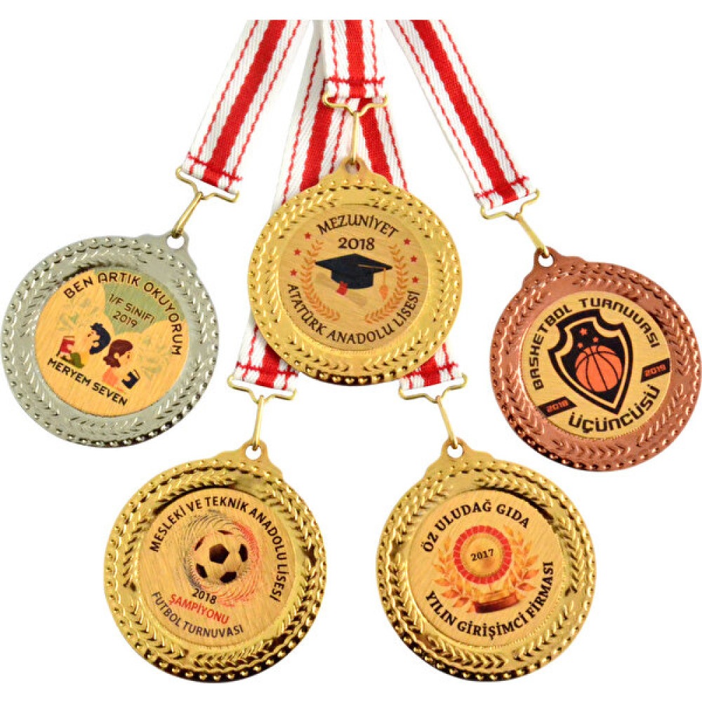 Madalya Kişiye Özel Dijital Baskılı Bronz (5,5 cm) Diğer Spor Ürünleri Fiyatı