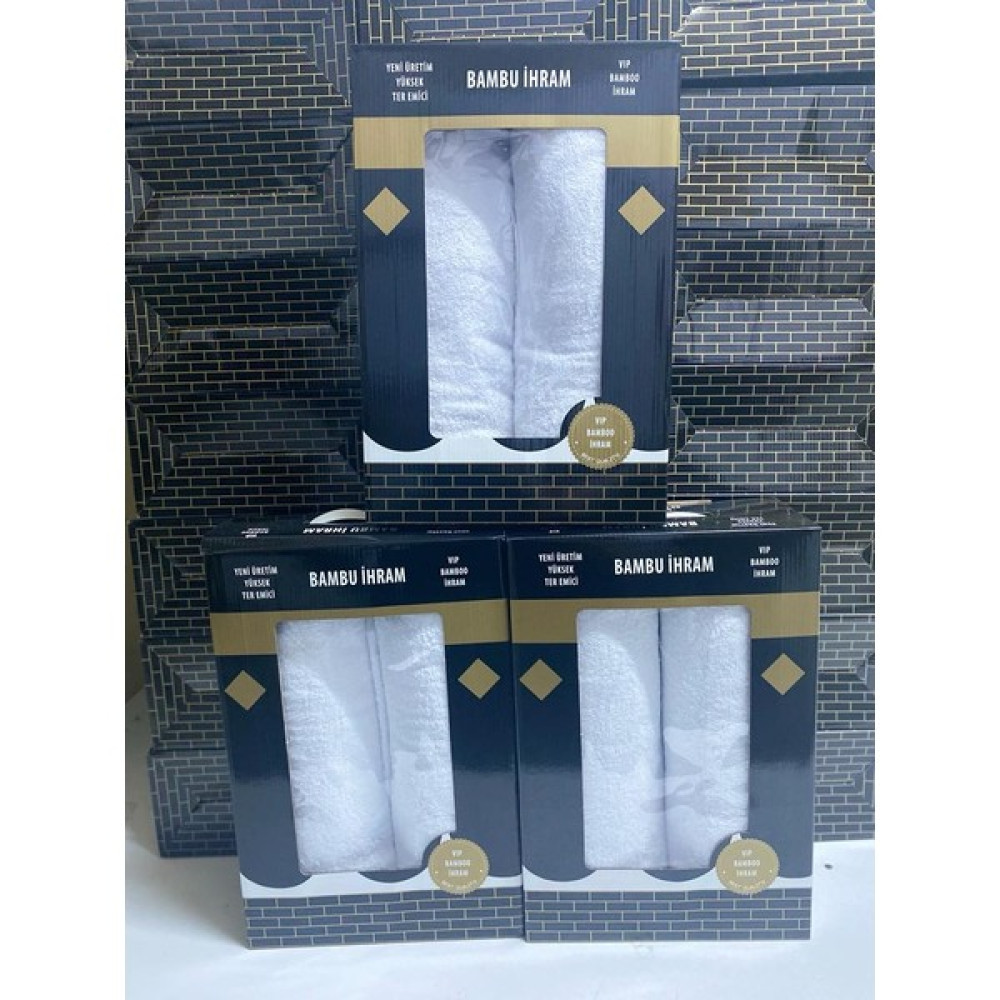 Madam Gold Madamgold Lüx Bambu Haç Umre Ihram Takımı Alt Üst - 110 x 220 cm - Beyaz Banyo Havlusu Fiyatı