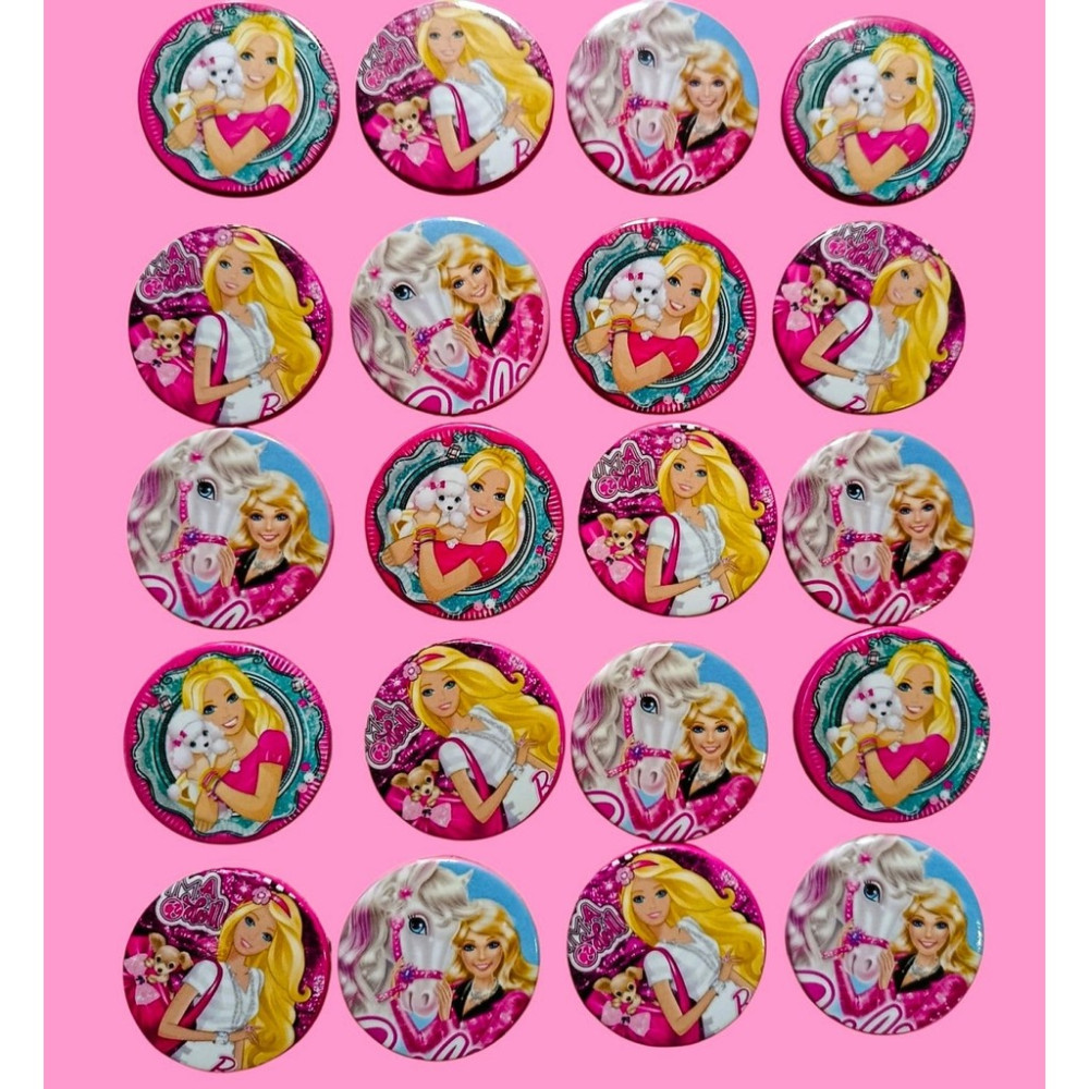 Madam Shushu Barbie 20 Li Rozet - Çok Renkli Rozet Fiyatı
