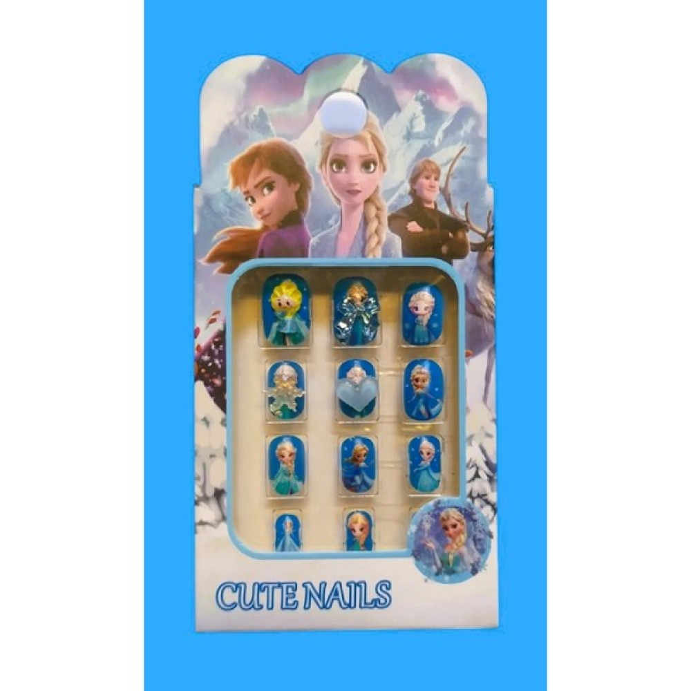 Madam Shushu Elsa Çocuk Takma Tırnağı 3 (Oyuncak Süslemeli) - Açık Mavi Oto Boyaları Fiyatı