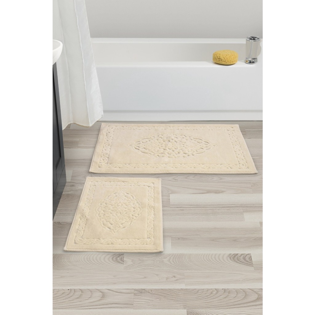 Madame Clean Damaks Cotton Eco 2 Li Paspas Cappuccino %100 Pamuk - 60x100 50x60 Araca Özel Paspaslar Fiyatı