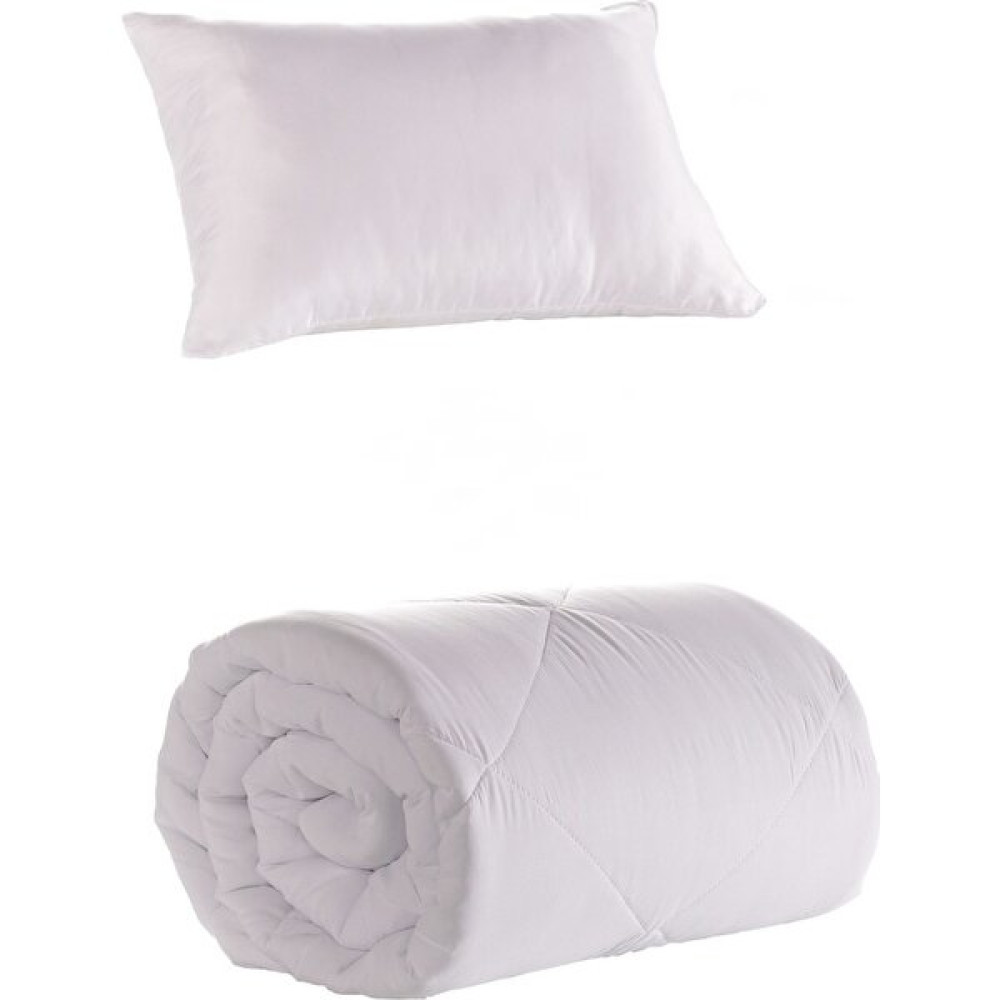 Madame Clean Tek Kişilik Yorgan + 1 Adet Yastık Seti - 155 x 215 cm - Beyaz Yorgan Fiyatı