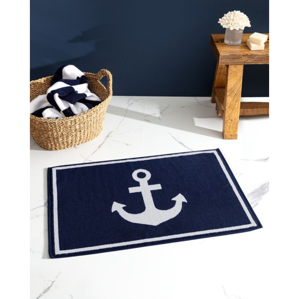 Madame Coco Anchor Ayak Havlusu - 50 x 80 cm - Lacivert Ayak Havlusu Fiyatı