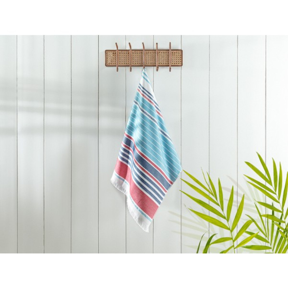 Madame Coco Darrell Plaj Havlusu - Kırmızı/mavi - 70 x 150 cm - Kırmızı - Mavi Plaj Havlusu Fiyatı