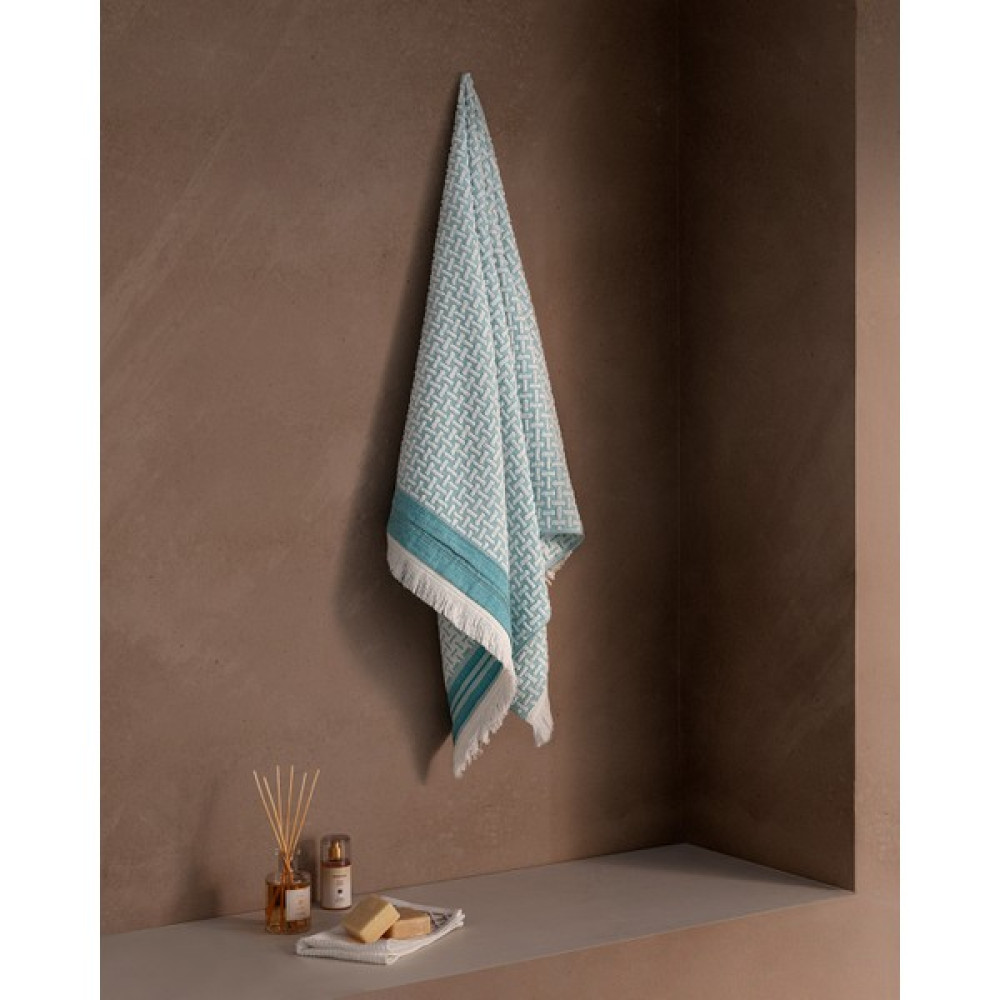 Madame Coco Elaine Banyo Havlusu - 70 x 140 cm - Turkuaz Banyo Havlusu Fiyatı