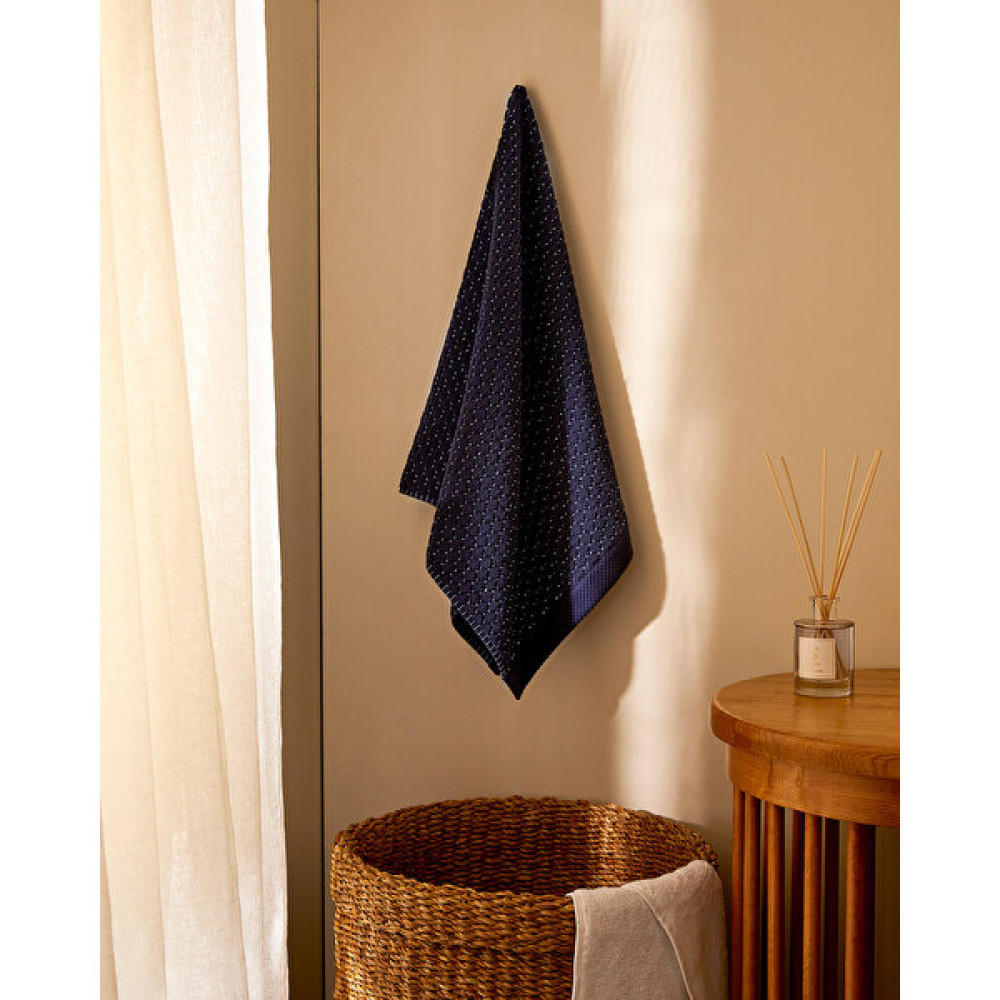 Madame Coco Marty Yüz Havlusu - 50 x 90 cm - Lacivert El / Yüz Havlusu Fiyatı