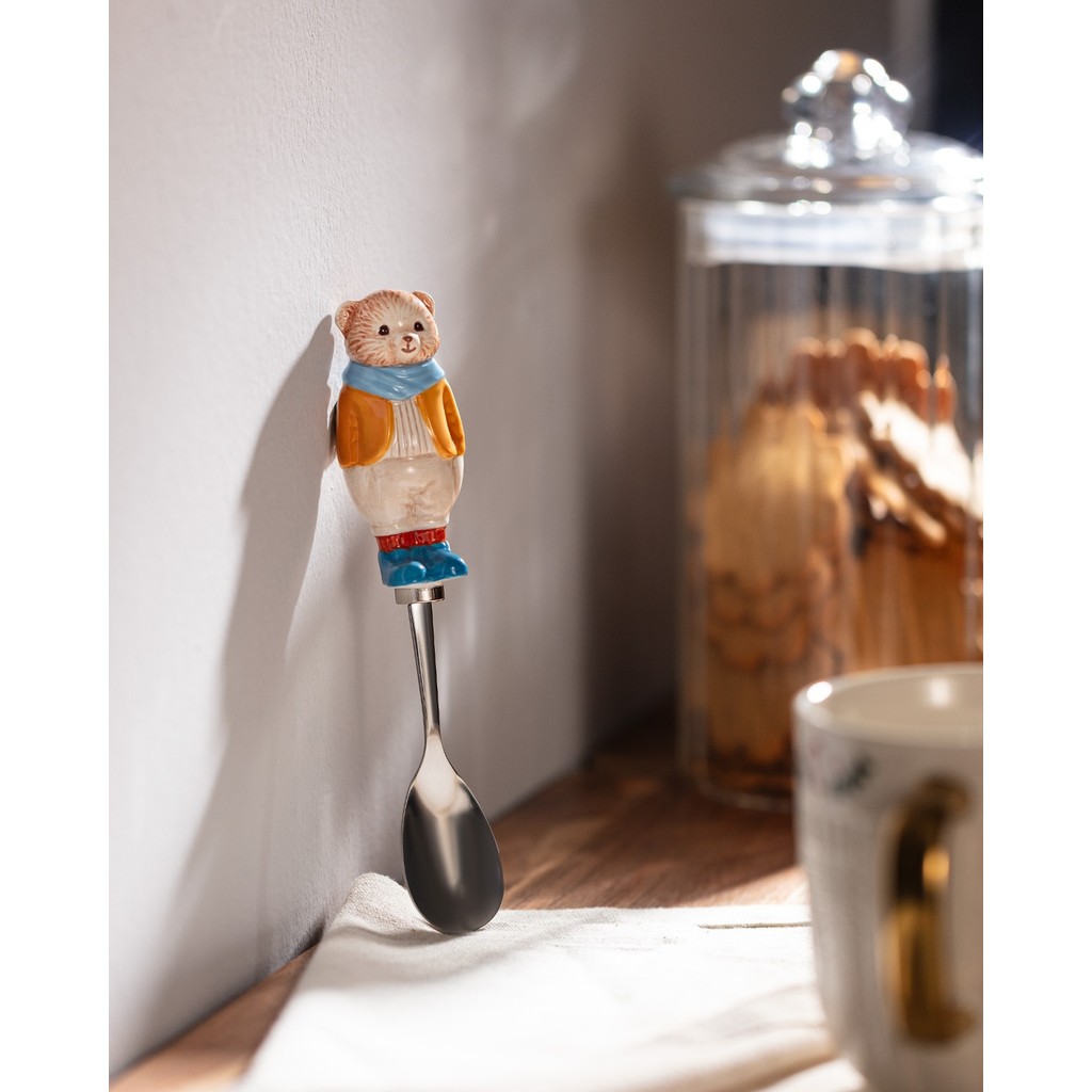 Madame Coco Paddington Ayı Bear Kaşık - Somon/mavi - Somon - Mavi Çatal / Kaşık / Bıçak Takımları Fiyatı