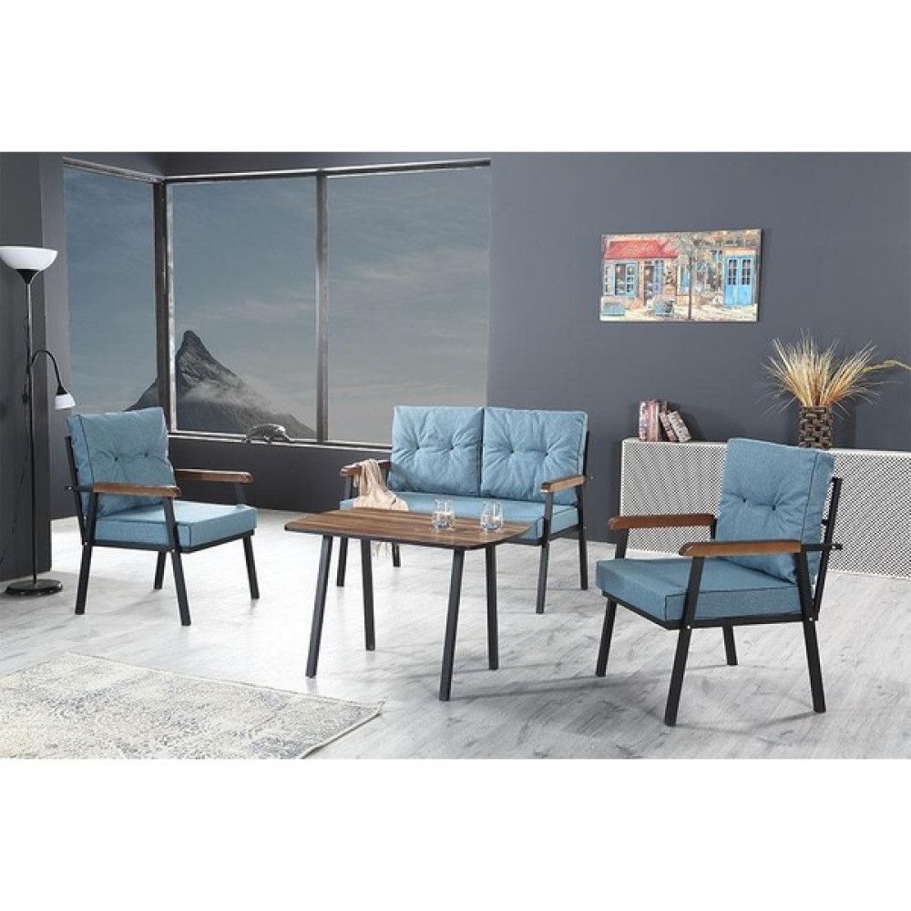 Madame Garden Madame Garden-Balkon ve Bahçe Mobilyası- Garden Set-Su Yeşili Bahçe Mobilyası Takımı Fiyatı