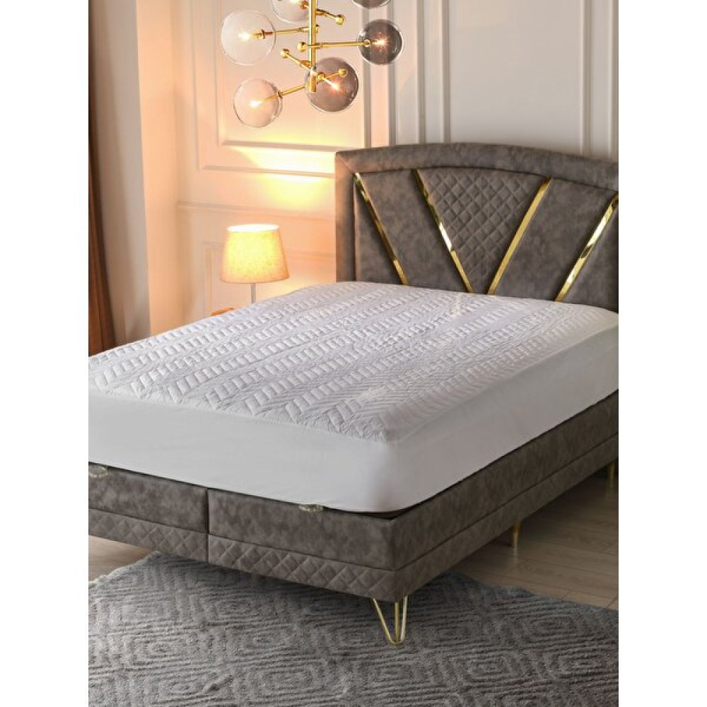 Madame Gross Ranforce Kapitone Sıvı Geçirmez Fitted Alez - Beyaz - 140 x 200 cm Alez / Yatak Koruyucu Fiyatı