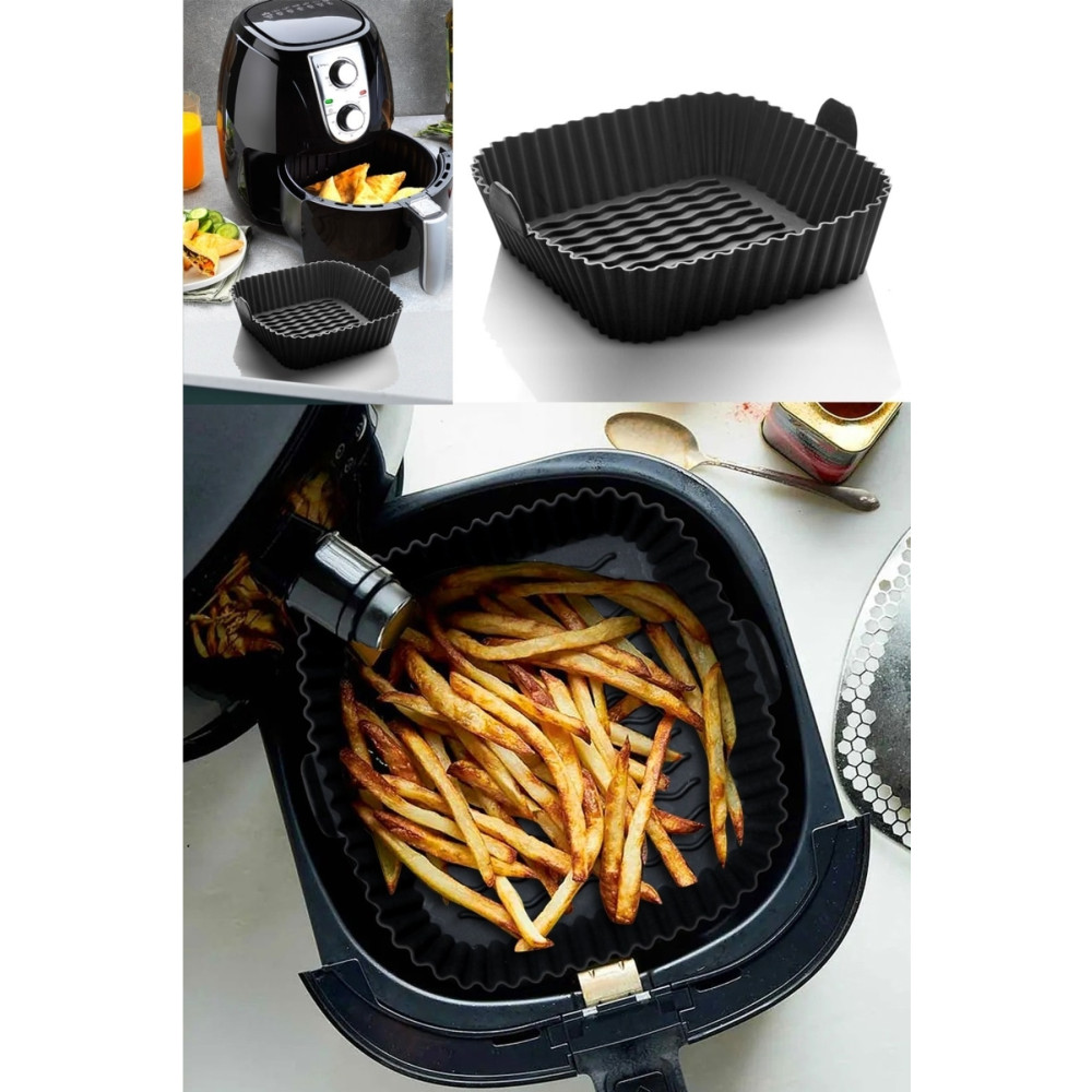 Madame Kitchen Silikon Pişirme Kap & Air Fryer Hava Fritözü Pişirme Kabı & Tüm Fritözlere Uyumlu Byk Kek Kalıpları Fiyatı