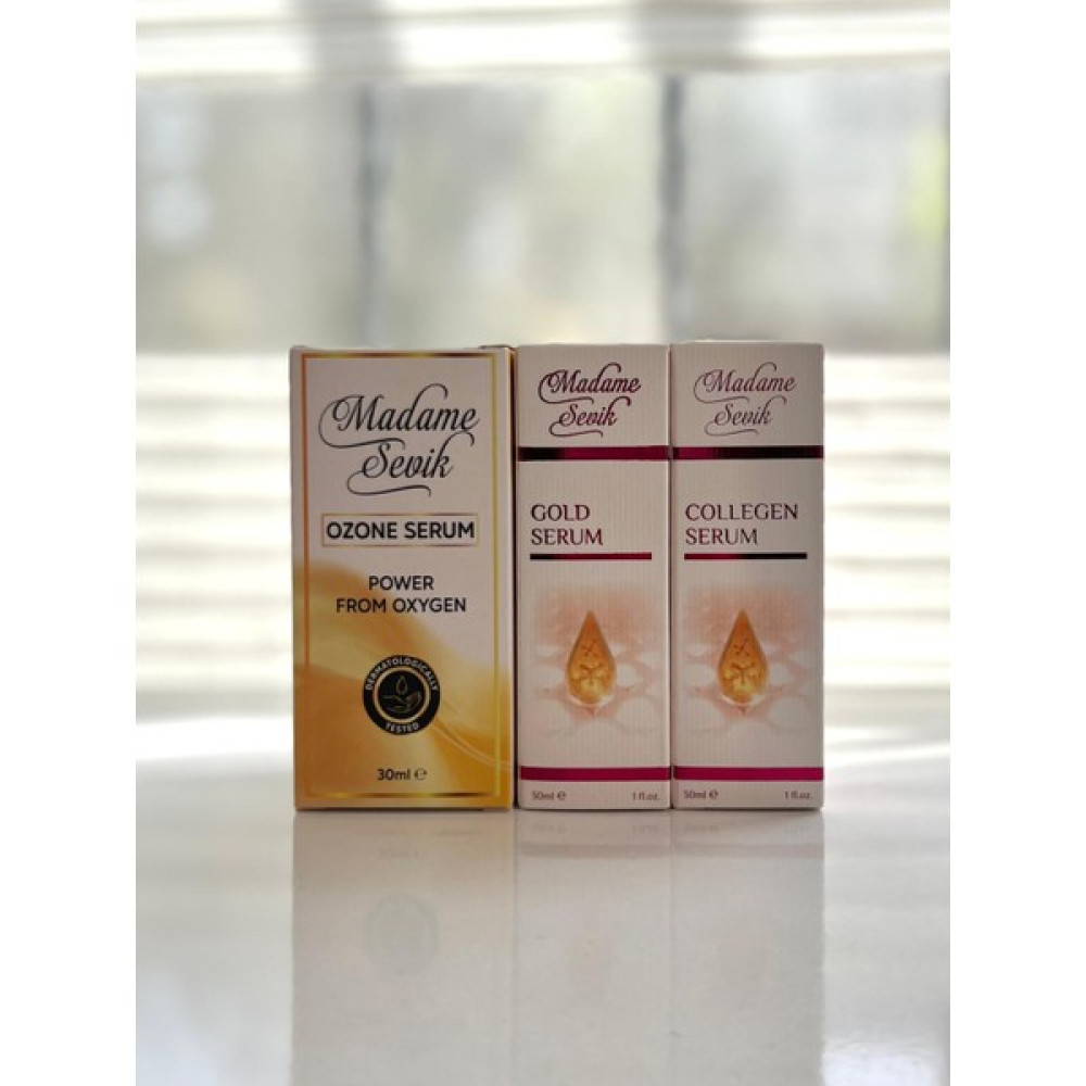 Madame Sevik Serum Seti Gold + Collagen + Ozon 3'lü Serum Oto Boyaları Fiyatı