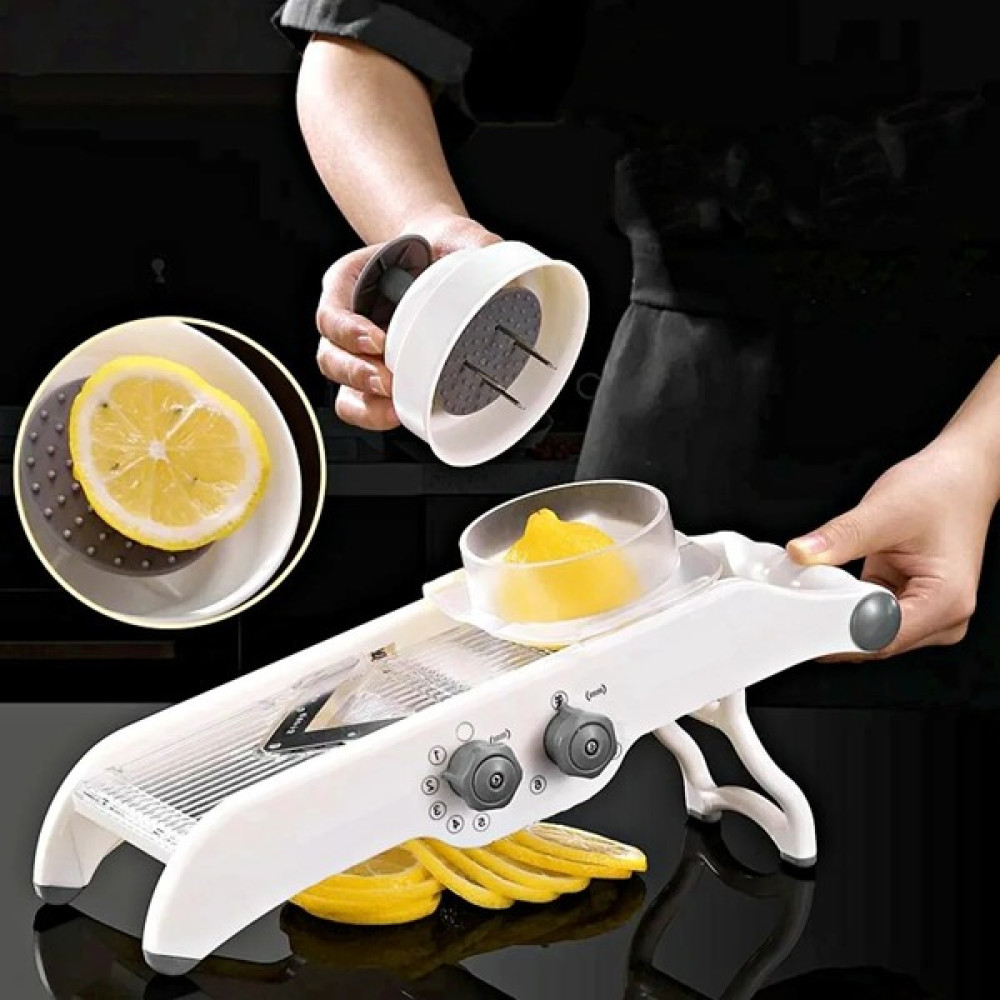 madamev Mandolin Rende Limon Dilimleyici Jülyen Sebze Kesici Doğrayıcı Mutfak Dilimleme Aparatı Seti - Multi Fonksiyonel Rende - Domates Makarna Mutfak Gereçleri Fiyatı