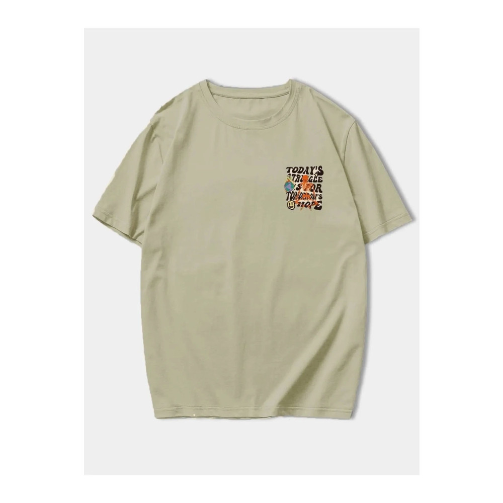 Mad&Calf Unisex Todays Struggle Baskılı Oversize T-shirt S Beden Bayan T-shirt Fiyatı