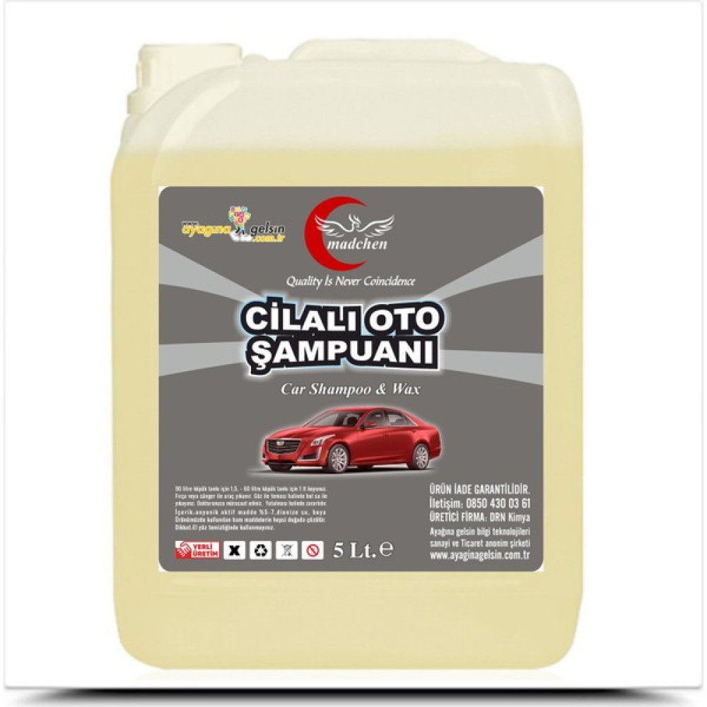 Madchen Cilalı Oto Şampuan 5 lt Oto Yıkama Ürünleri Fiyatı