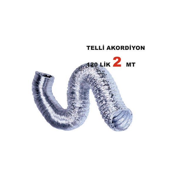 Made Akordiyon Aspiratör Borusu Orijinal Paketli 2 Mt Aspiratörler Fiyatı