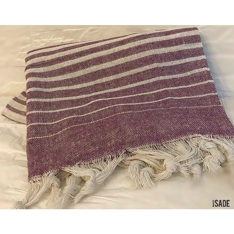 Made By Sade Müslin Peştemal - 450 - Mavi - Pembe - Mor - Bej Diğer Fiyatı