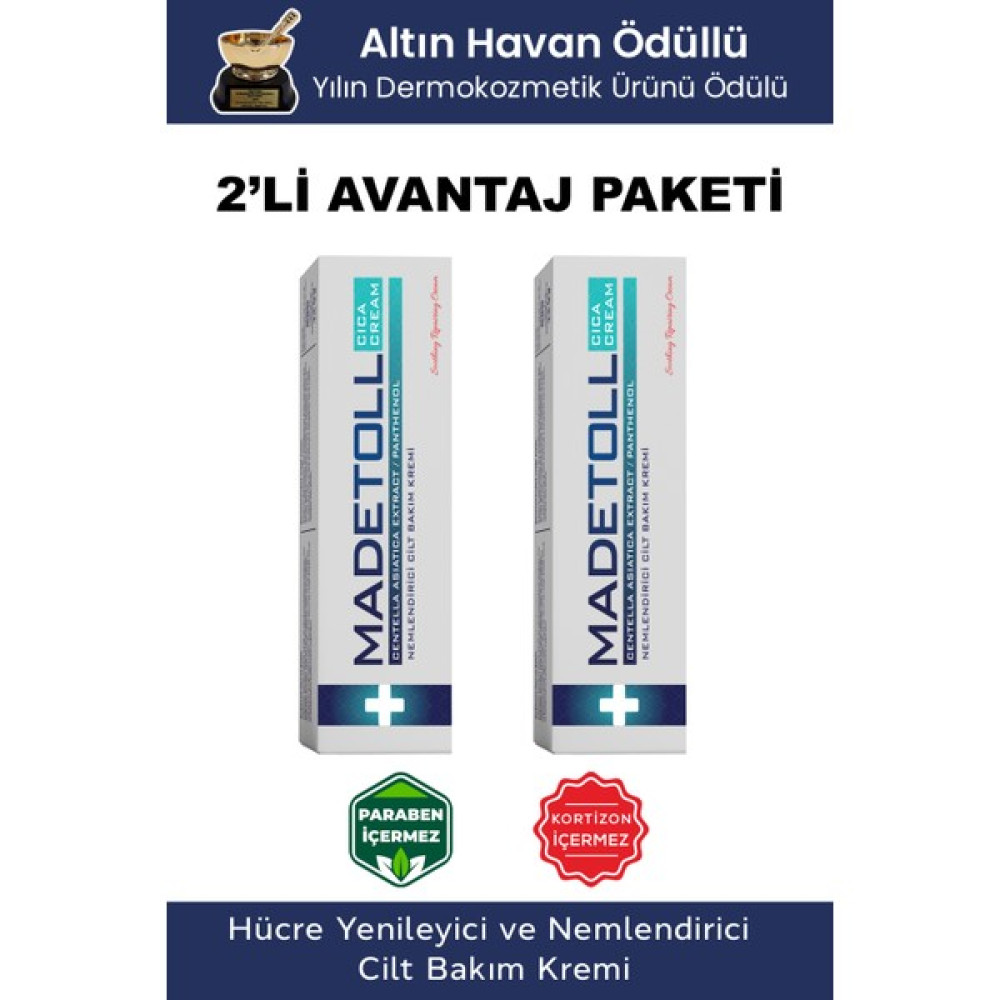 Madetoll Cilt Bakım Kremi 2'li Nemlendiriciler Fiyatı