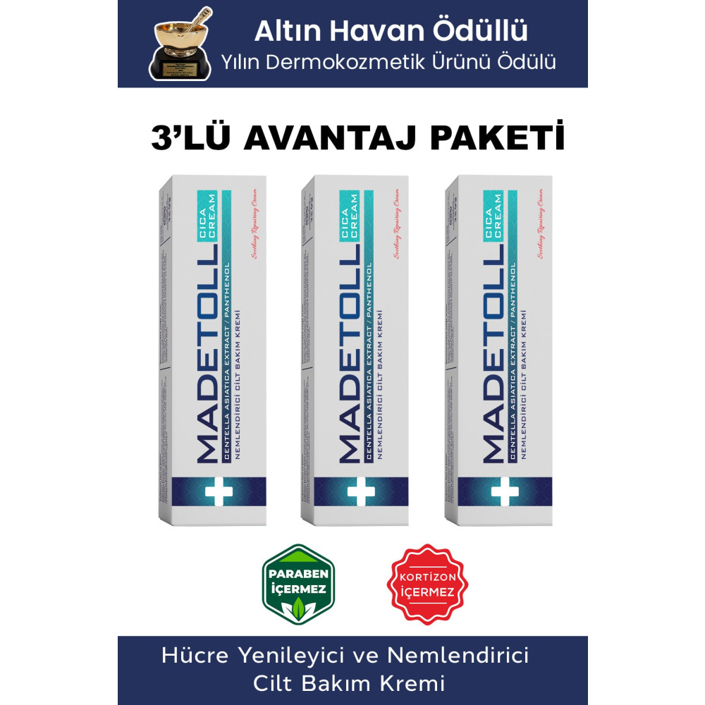 Madetoll Cilt Hücre Yenileyici Krem 3 Adet Cilt ve Yüz Bakımı Fiyatı