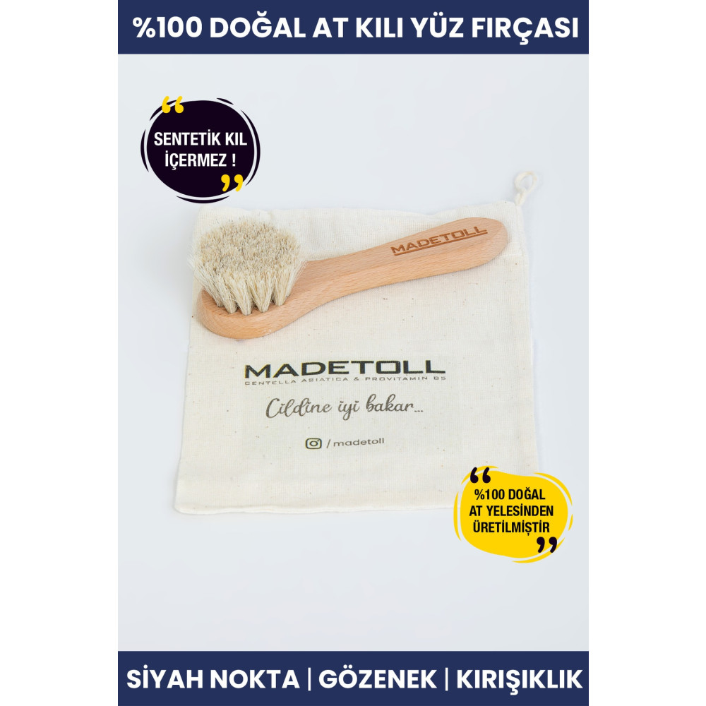 Madetoll Doğal At Kılı Yüz Fırçası Cilt & Yüz Temizleme Cihazları Fiyatı