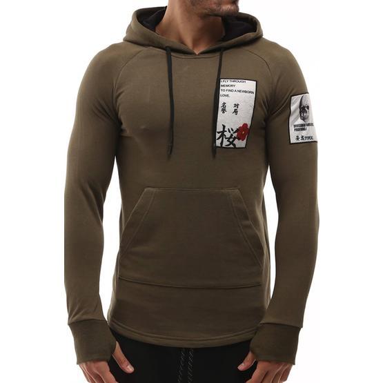 Madmext 2241 Haki Erkek Sweatshirt