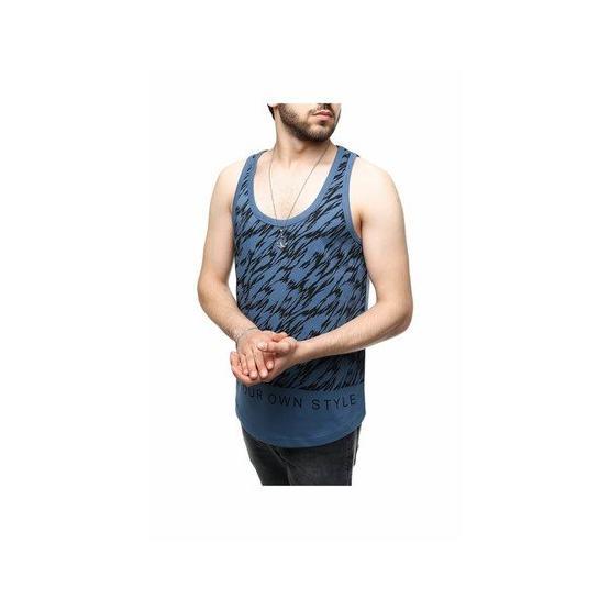 Madmext 2497 İndigo Erkek Atlet