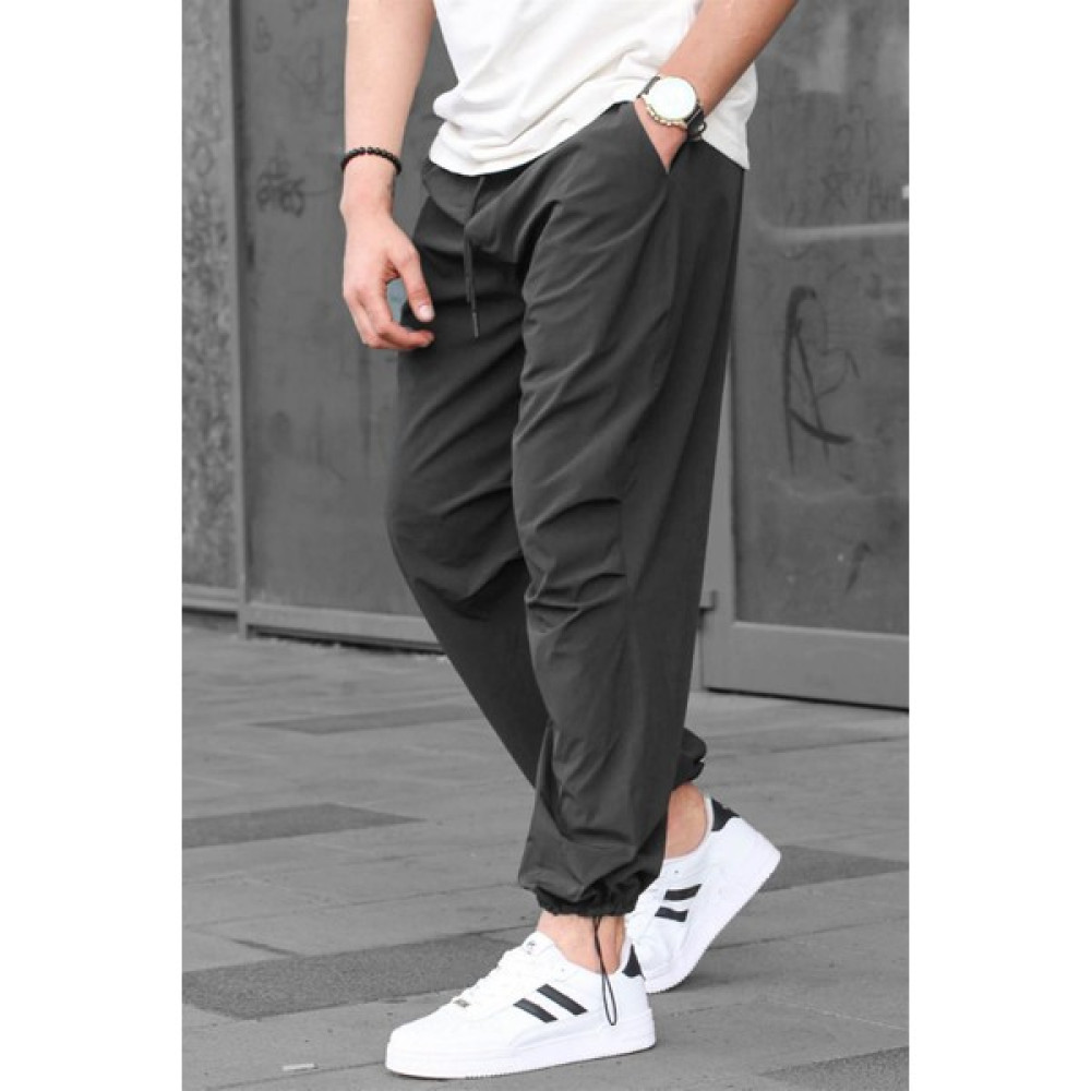 Madmext Antrasit Regular Fit Erkek Paraşüt Pantolon 6504 Erkek Jeans / Kot Pantolon Fiyatı