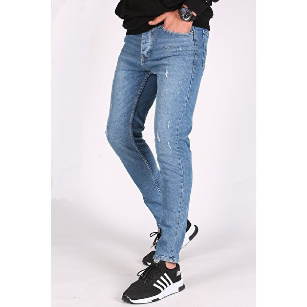 Madmext Buz Mavisi Slim Fit Erkek Jean 5095 Erkek Jeans / Kot Pantolon Fiyatı