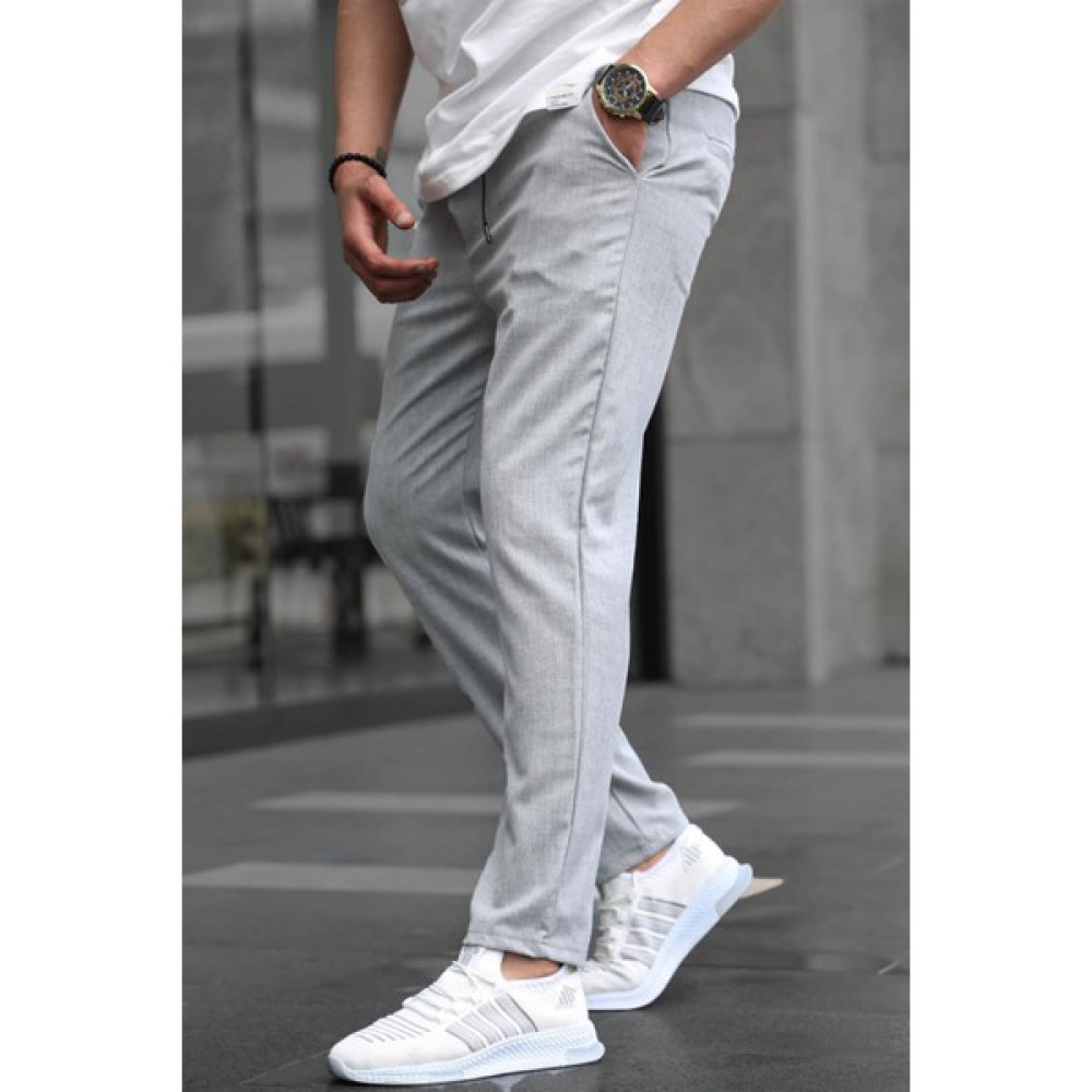 Madmext Gri Relaxed Erkek Pantolon 6510 Erkek Jeans / Kot Pantolon Fiyatı