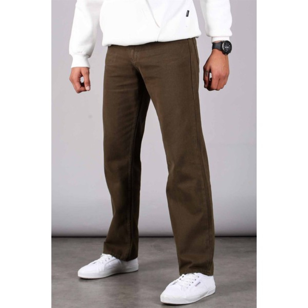 Madmext Haki Straight Fit Erkek Jean Pantolon 6312 Erkek Jeans / Kot Pantolon Fiyatı
