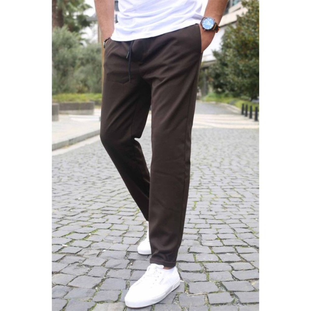 Madmext Kahverengi Basic Jogger Pantolon 5486 Erkek Pantolon Fiyatı