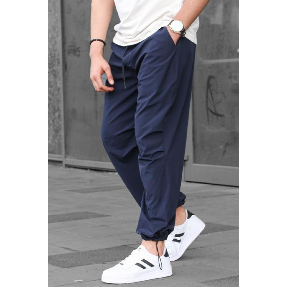 Madmext Lacivert Regular Fit Erkek Paraşüt Pantolon 6504 Erkek Jeans / Kot Pantolon Fiyatı