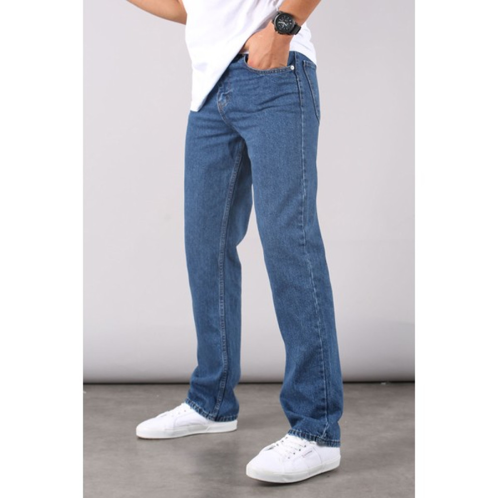 Madmext Mavi Straight Fit Erkek Jean Pantolon 6312 Erkek Jeans / Kot Pantolon Fiyatı