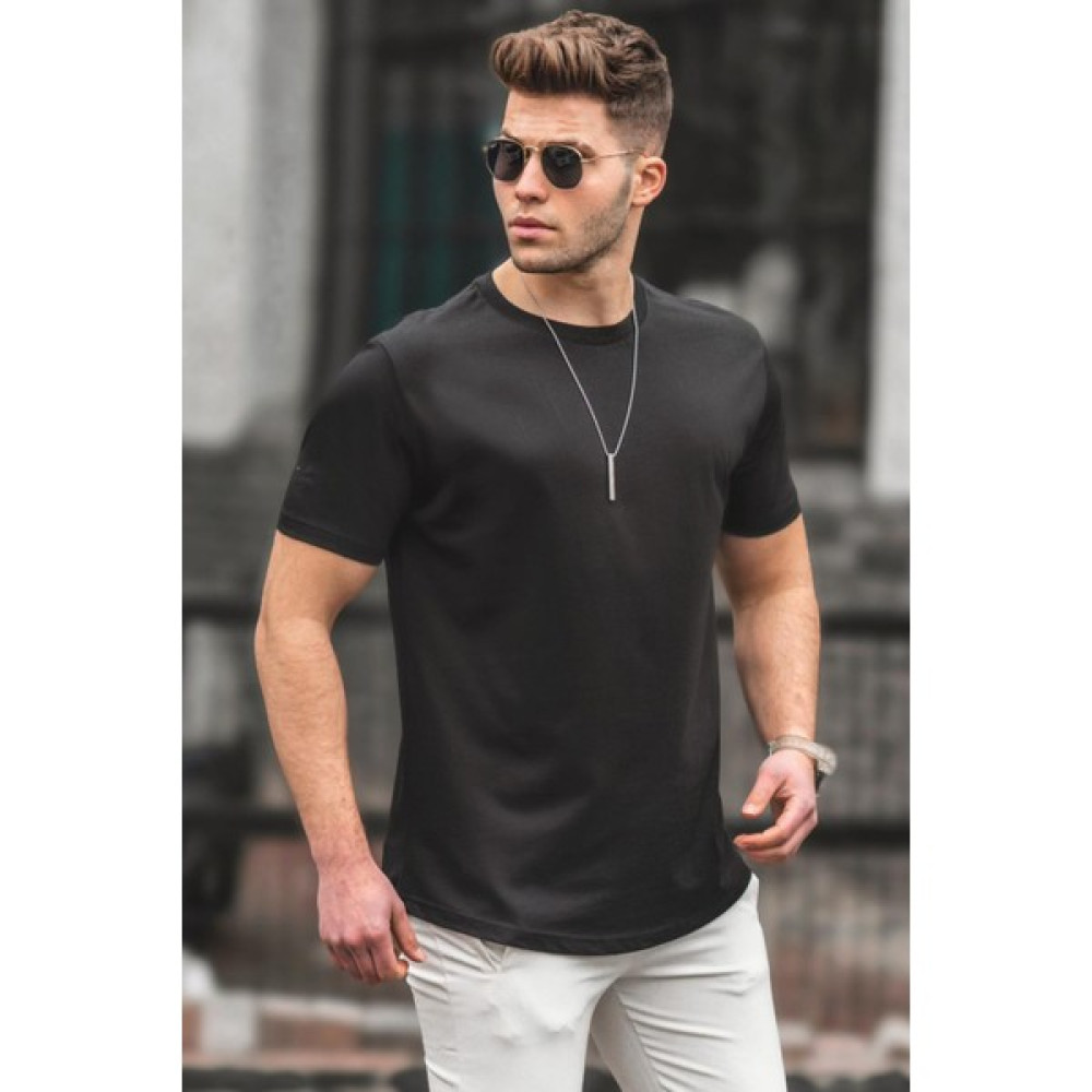 Madmext Siyah Erkek Tişört 4951 Erkek T-shirt Fiyatı