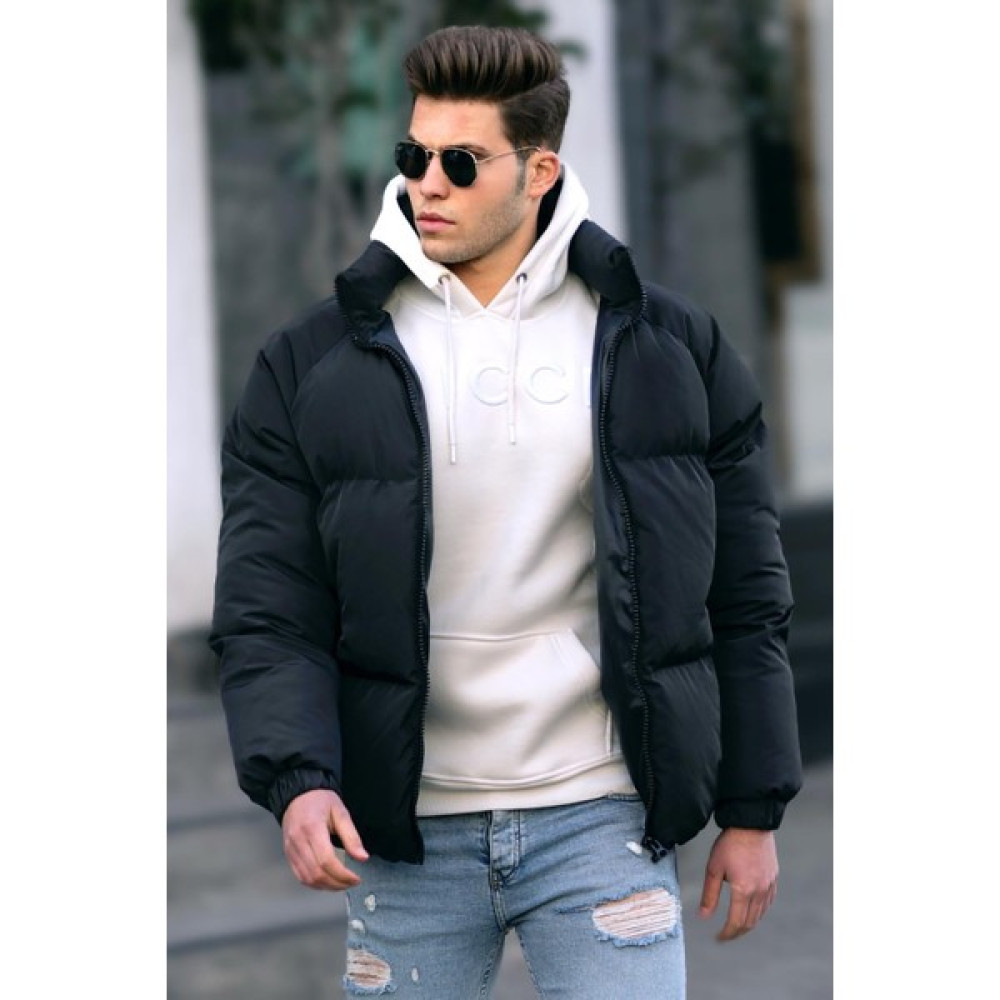 Madmext Siyah Şişme Mont 5064 Erkek Mont Fiyatı