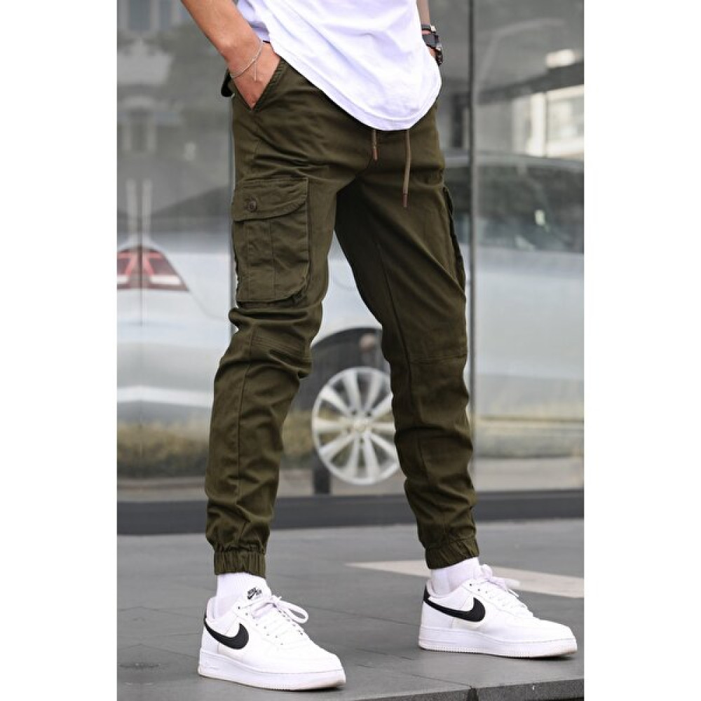Madmext Yeşil Slim Fit Jogger Pantolon 5740 Erkek Pantolon Fiyatı